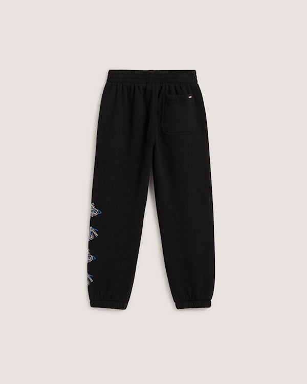 Vans – Kids Scribbled Past Fleece Pants, Black, Size: 4-5Y