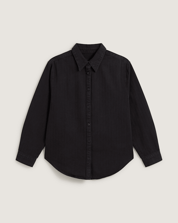 Vans - Camisa Gillian Overdyed, Female, Preto, Size: S-image