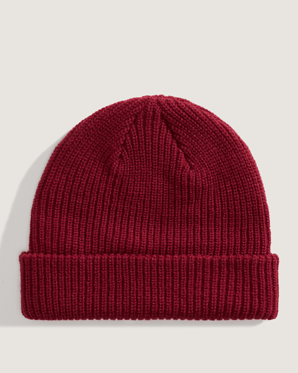 Vans – Core Basic Cuff Beanie, Man, Burgundy, Size: One size