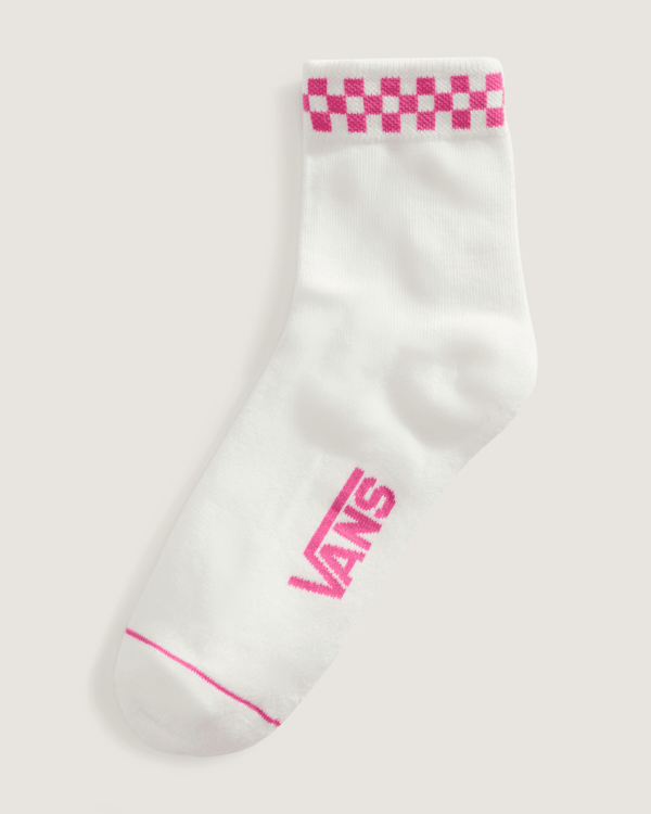 Vans - Peek-A-Check Half Crew Socks (1 Pair), Man, Pink, Size: L (42.5-47​)-image