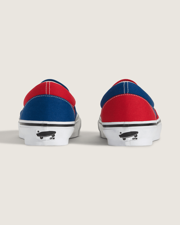 Vans - OTW by Vans X Engineered Garments Classic Slip-On 98, Man, Red, Size: 44 (obrázek 5)
