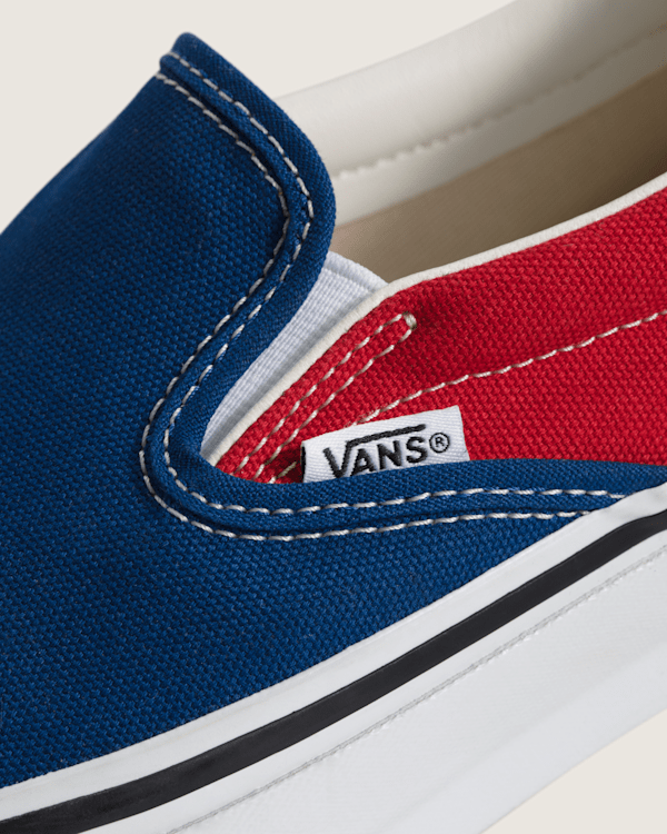 Vans - OTW by Vans X Engineered Garments Classic Slip-On 98, Man, Red, Size: 44 (obrázek 6)
