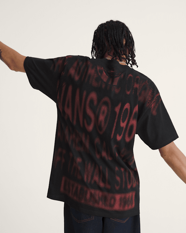 Vans - Oversized 1966 T-Shirt, Man, Black, Size: L (obrázek 4)