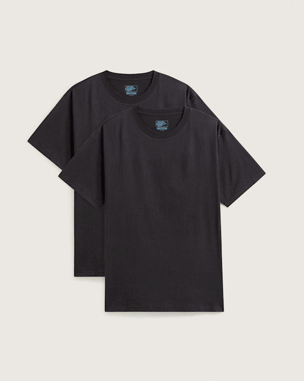 Vans - T-shirt Vans, 2 szt., male, Czarny, Size: M