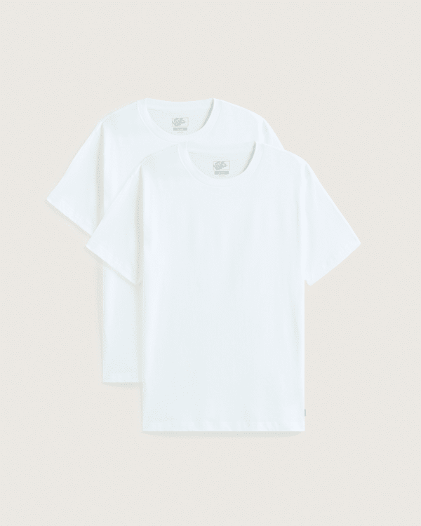 Vans - Vans T-Shirt im 2er-Pack, Herren, Weiß, Größe: M