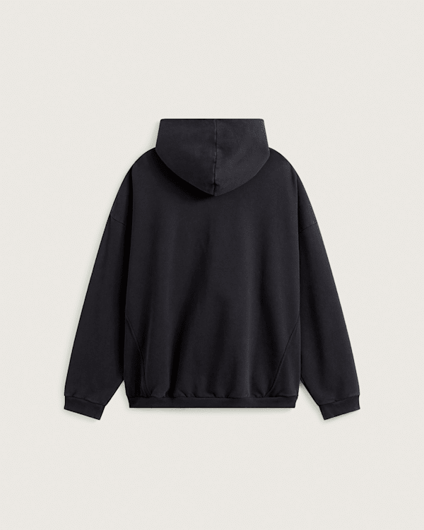 Vans - Act Of Disagreement Oval Logo Hoodie, Man, Black, Size: M (obrázek 7)