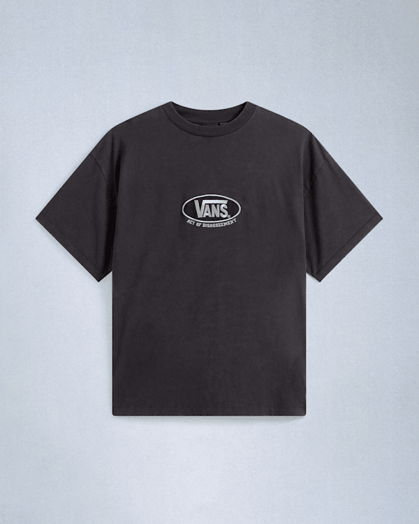 Vans - Act Of Disagreement Oval Logo T-Shirt, Herren, Schwarz, GrößE: Xl-image