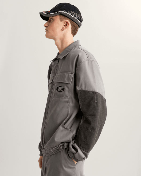 Vans – Act Of Disagreement Abrasion Jacket, Man, Grey, Size: XXL