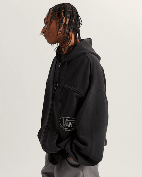 Vans – Act Of Disagreement T Zipped Hoodie, Man, Black, Size: L