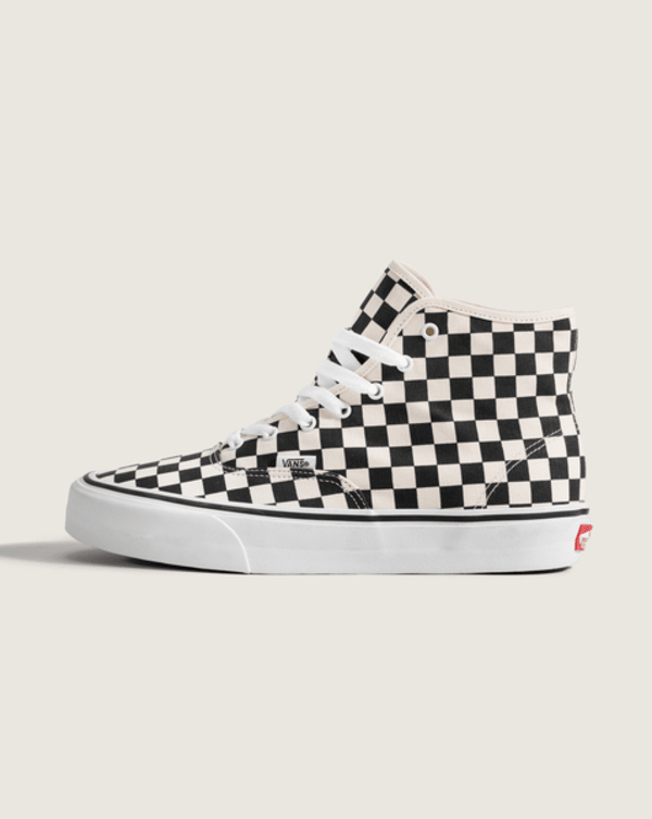 Vans - Authentic Hi 2.0 Checkerboard Schuhe, Herren, Schwarz, GrößE: 47-image