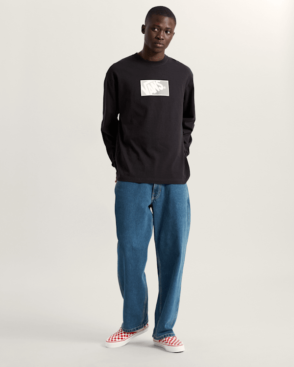 Vans - Original Standards Long Sleeve T-Shirt, Man, Black, Size: XL (obrázek 5)