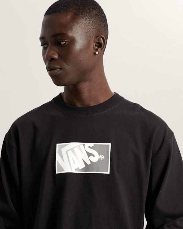 Vans - Original Standards Long Sleeve T-Shirt, Man, Black, Size: XL (obrázek 6)