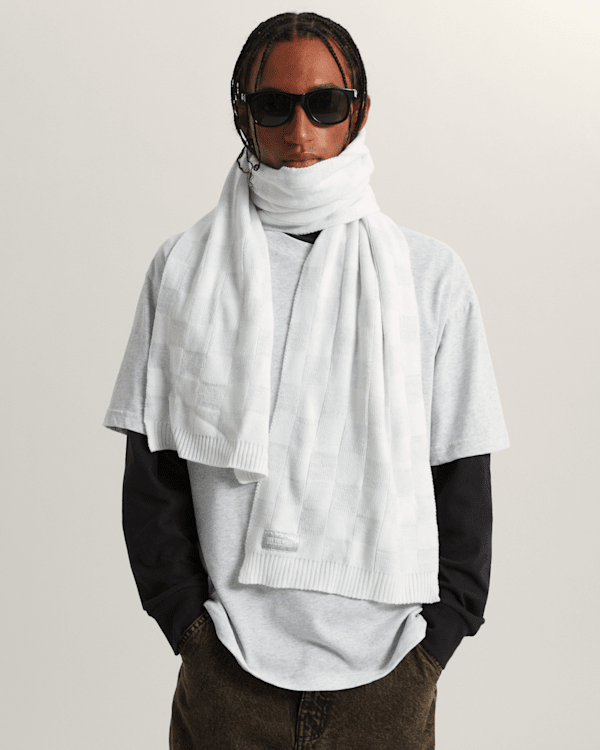 Vans - Off The Wall Scarf, Man, White, Size: One size (obrázek 4)