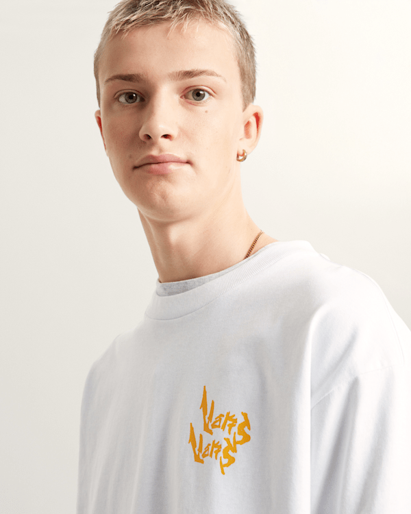 Vans - Heavy Thinker Loose Fit Short Sleeve T-Shirt, Man, White, Size: XL (obrázek 6)