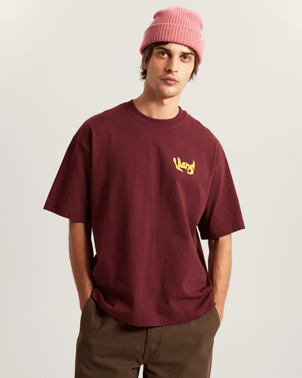 Vans - Evolve T-Shirt, Man, Burgundy, Size: XS (obrázek 3)