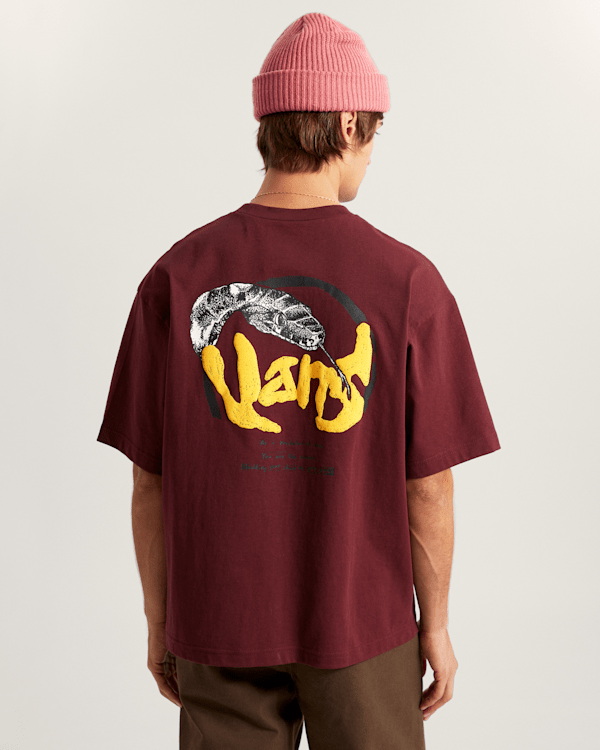 Vans - Evolve T-Shirt, Man, Burgundy, Size: XS (obrázek 4)