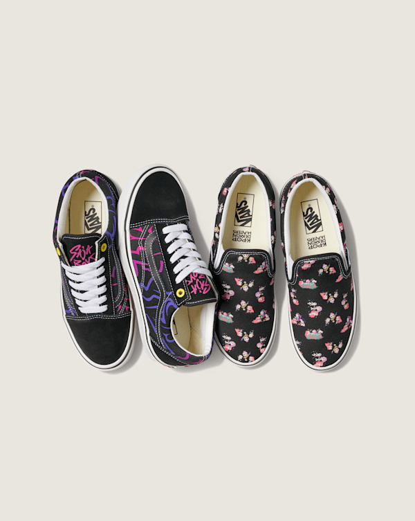 Vans - Old Skool KPop Demon Hunters Shoes, Man, Black/Pink, Size: 39 (obrázek 9)