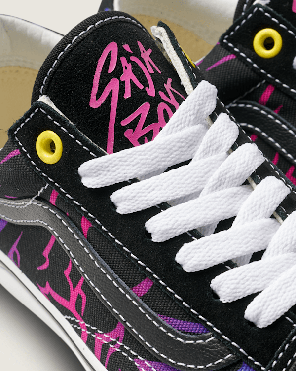 Vans - Old Skool KPop Demon Hunters Shoes, Man, Black/Pink, Size: 39 (obrázek 7)