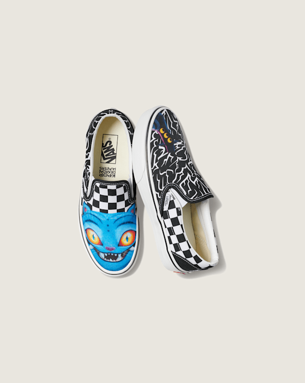 Vans - Youth Slip-On KPop Demon Hunters Shoes (8-14 Years), Black, Size: 36 (obrázek 5)