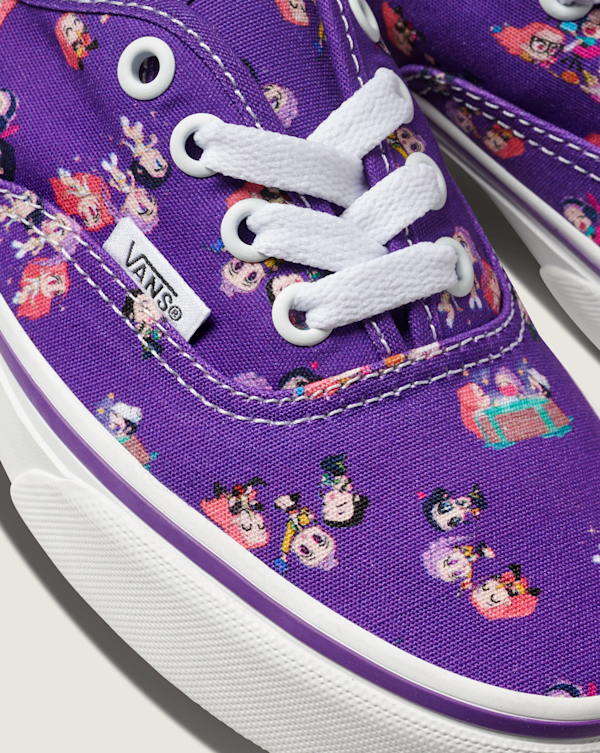 Vans - Youth Authentic KPop Demon Hunters Shoes (8-14 Years), Purple, Size: 36 (obrázek 7)