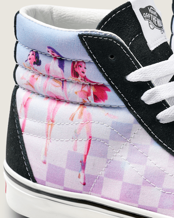 Vans - Youth Sk8-Hi KPop Demon Hunters Shoes (8-14 Years), Black, Size: 36 (obrázek 7)