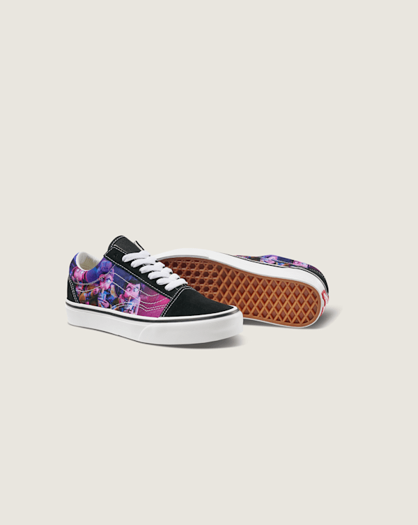 Vans - Youth Old Skool KPop Demon Hunters Shoes (8-14 Years), Black, Size: 38 (obrázek 6)