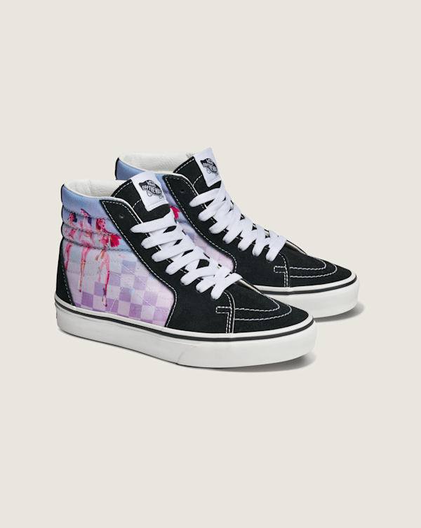 Vans – Youth Sk8-Hi KPop Demon Hunters Shoes (8-14 Years), Black, Size: 38