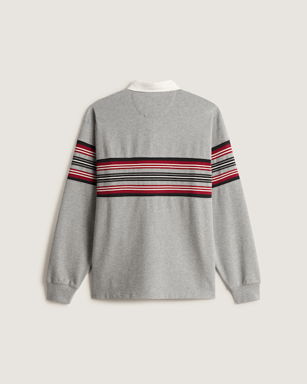 Vans – Surge Rugby Long Sleeve Shirt, Man, Grey, Size: L