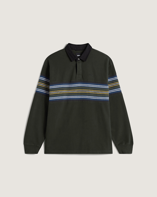 Vans - Surge Rugby Langarmshirt, Herren, Grün, Größe: XXL