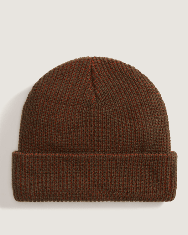 Vans – Vans Waffle Cuff Beanie, Man, Orange, Size: One size