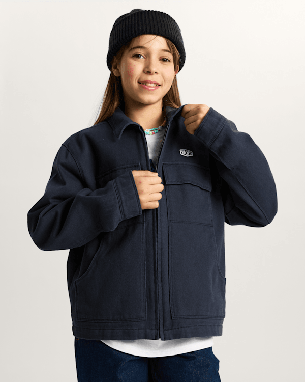 Vans - Kids Mcavoy Zip Station Jacket (8-14 years), Blue, Size: M (obrázek 7)