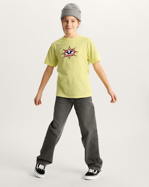 Vans - Kids Star Checker T-Shirt (8-14 years), Yellow, Size: M (obrázek 5)