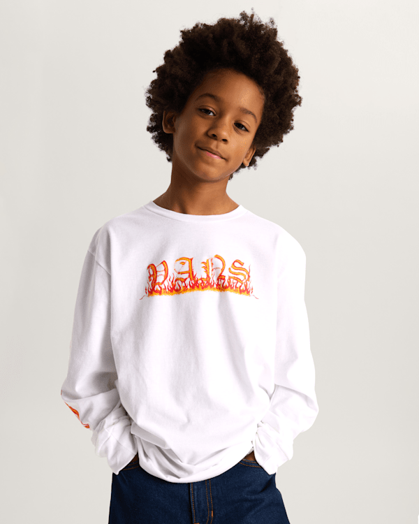 Vans - Kids Vans Inferno T-Shirt (8-14 Years), White, Size: S (obrázek 3)