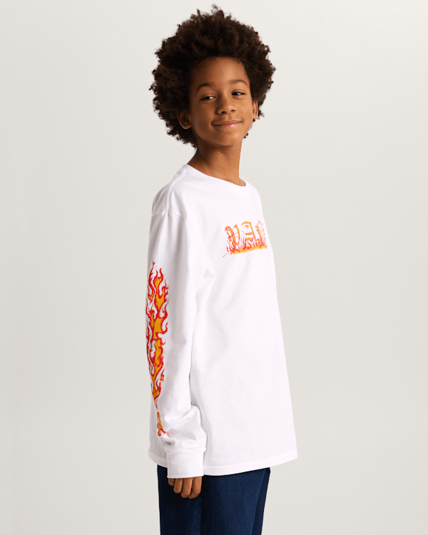 Vans - Kids Vans Inferno T-Shirt (8-14 Years), White, Size: S (obrázek 5)