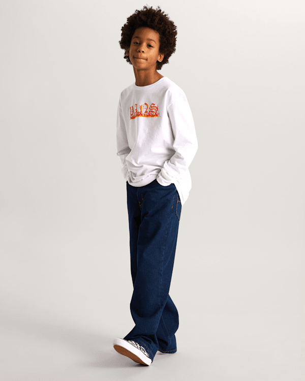 Vans - Kids Vans Inferno T-Shirt (8-14 Years), White, Size: S (obrázek 6)