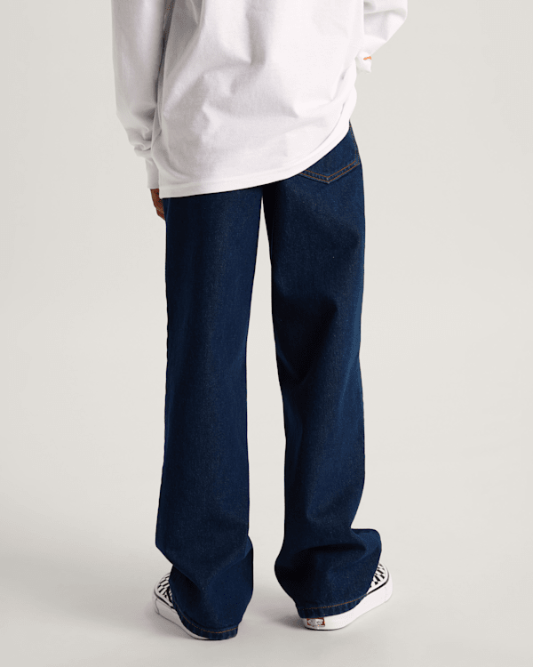 Vans - Kids Check-5 Loose Denim Trousers (8-14 Years), Blue, Size: 26 (obrázek 4)
