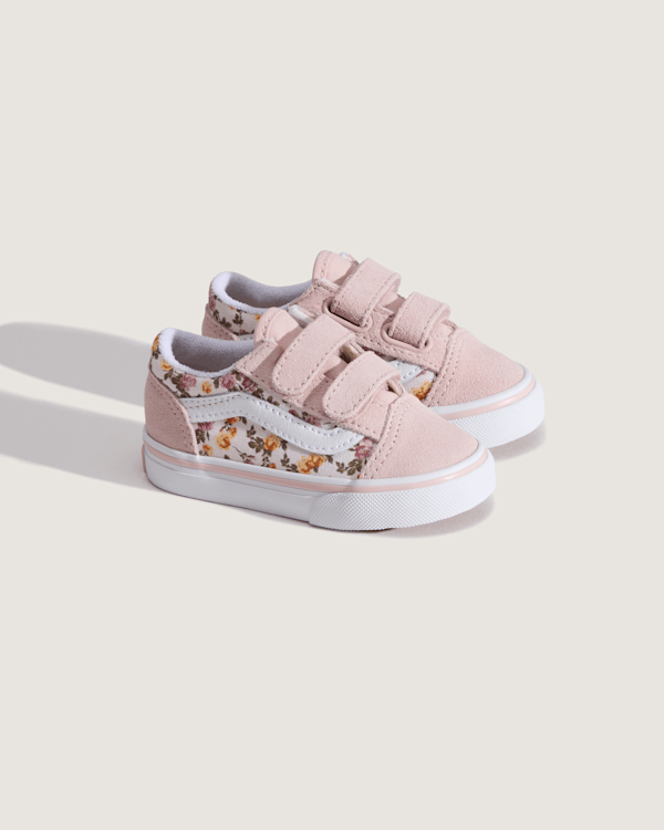 Vans – Toddler Old Skool Shoes (1-4 Shoes), Pink, Size: 25