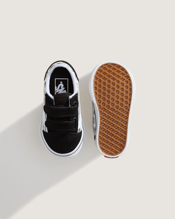 Vans - Toddler Old Skool V Shoes (1-4 Years), Multicolour, Size: 18.5 (obrázek 3)