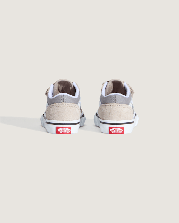 Vans - Toddler Old Skool V Shoes (1-4 Years), Grey, Size: 21 (obrázek 4)