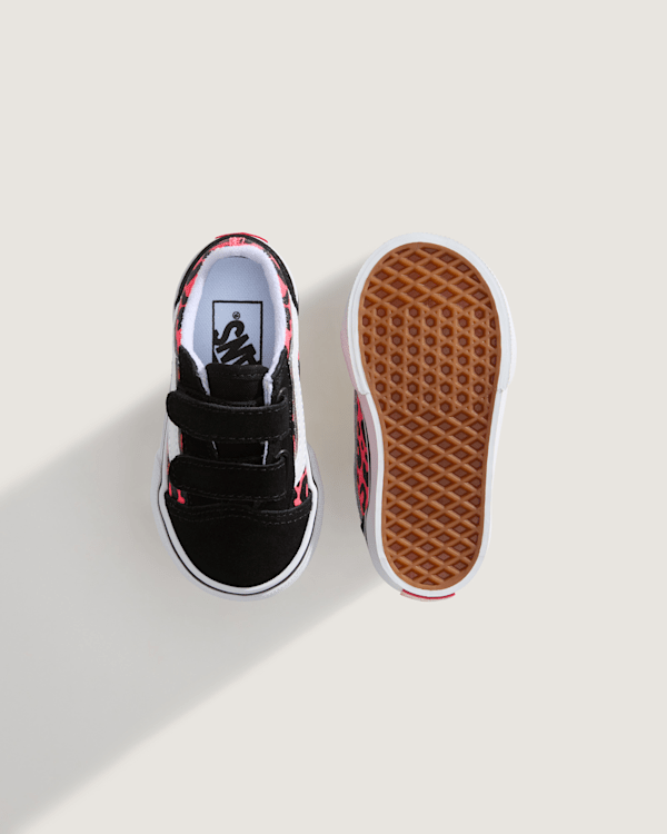 Vans - Toddler Old Skool V Shoes (1-4 Years), Pink, Size: 21.5 (obrázek 3)