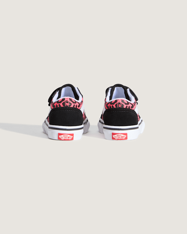 Vans - Toddler Old Skool V Shoes (1-4 Years), Pink, Size: 21.5 (obrázek 4)
