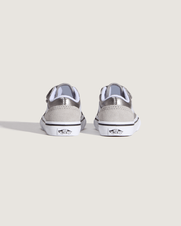Vans - Toddler Old Skool V Shoes (1-4 Years), Grey, Size: 17.5 (obrázek 4)