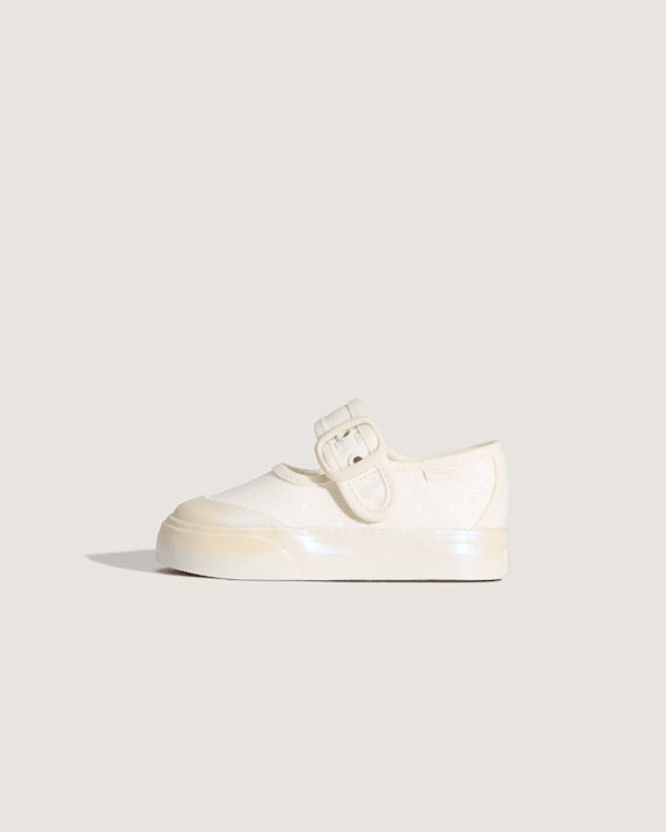 Vans - Mary Jane Shoes, White, Size: 5.5