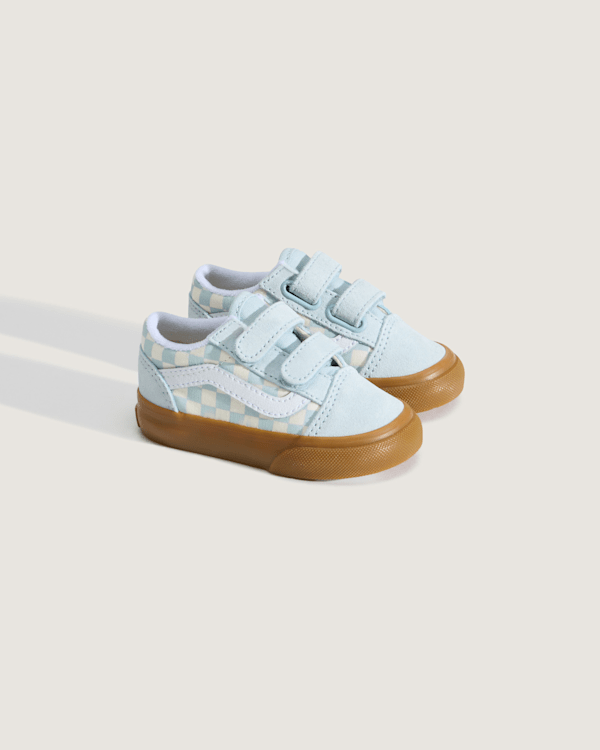 Vans – Toddler Old Skool V Shoes (1-4 Years), Blue, Size: 20