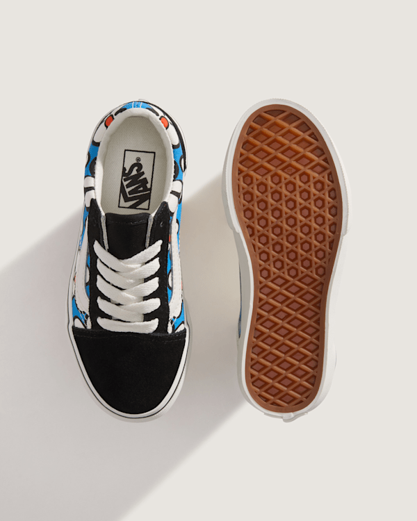 Vans - Kids Old Skool Shoes (4-8 Years), Blue, Size: 30.5 (obrázek 3)