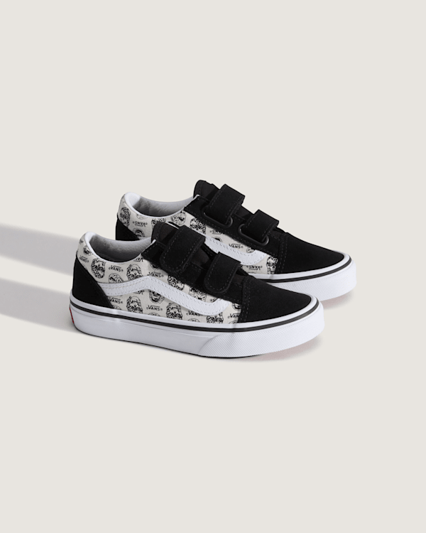 Vans – Kids Old Skool V Shoes (4-8 Years), Multicolour, Size: 34