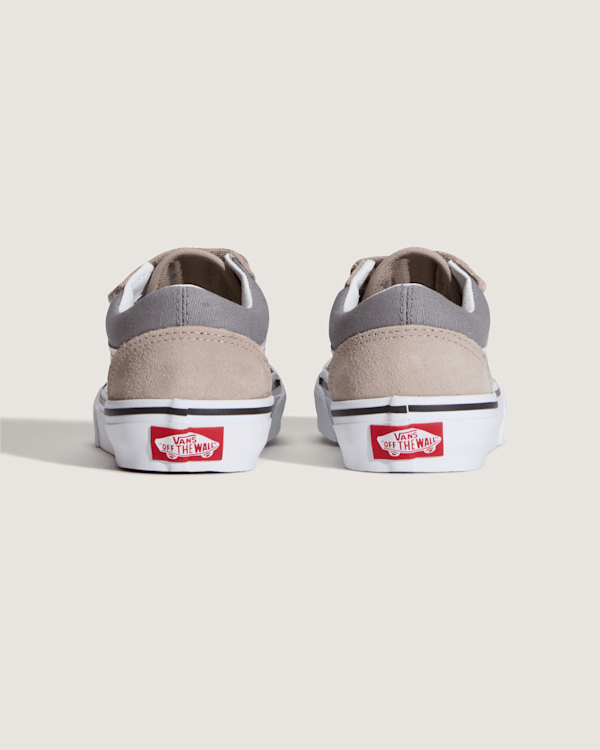 Vans - Kids Old Skool V Shoes (4-8 Years), Grey, Size: 28 (obrázek 4)