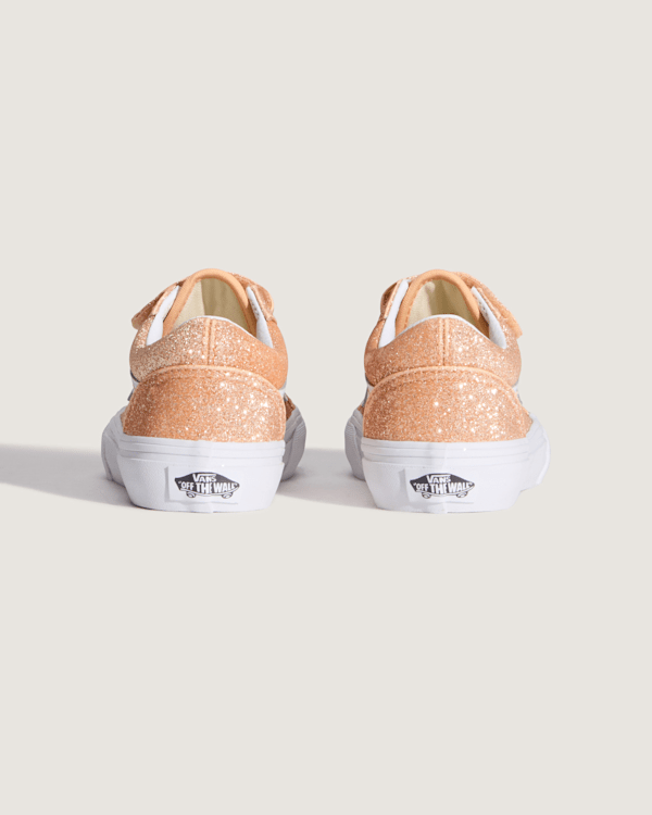 Vans - Kids Old Skool V Shoes (4-8 Years), Orange, Size: 31.5 (obrázek 4)