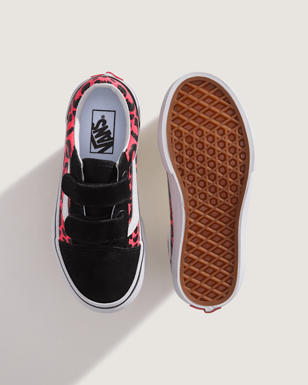 Vans - Kids Old Skool V Shoes (4-8 Years), Pink, Size: 30 (obrázek 3)