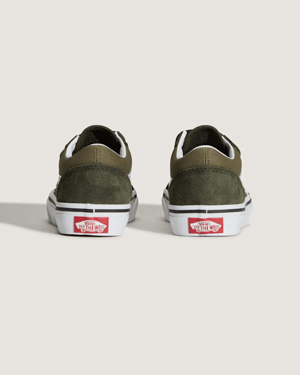 Vans - Kids Old Skool V Shoes (4-8 Years), Green, Size: 29 (obrázek 4)
